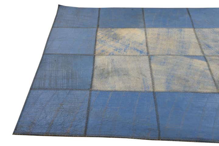 2' x 3' Cowhide Leather Rug