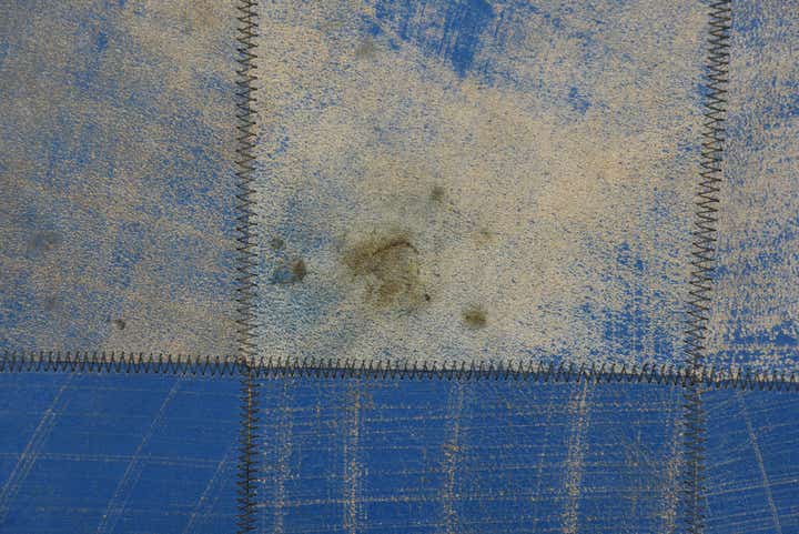 2' x 3' Cowhide Leather Rug