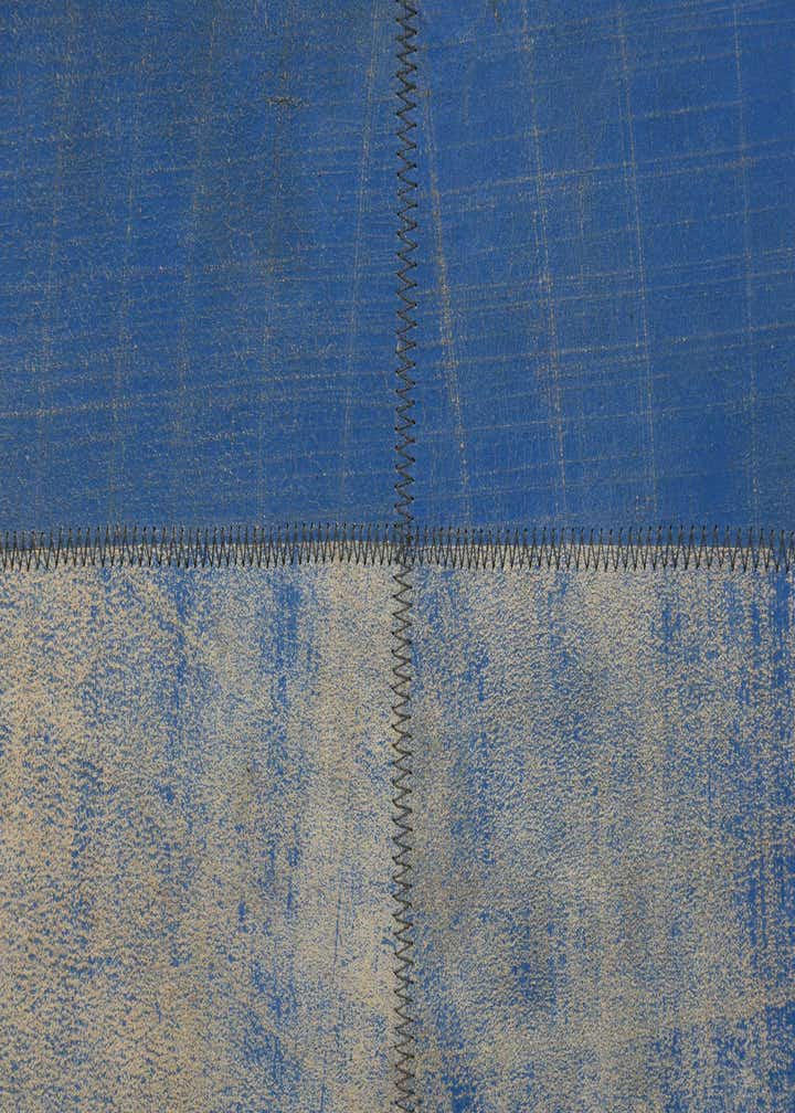2' x 3' Cowhide Leather Rug
