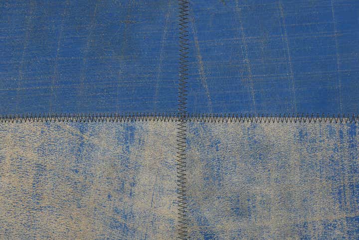 2' x 3' Cowhide Leather Rug