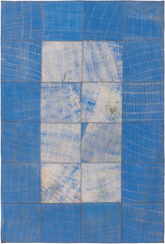 2' x 3' Cowhide Leather Rug