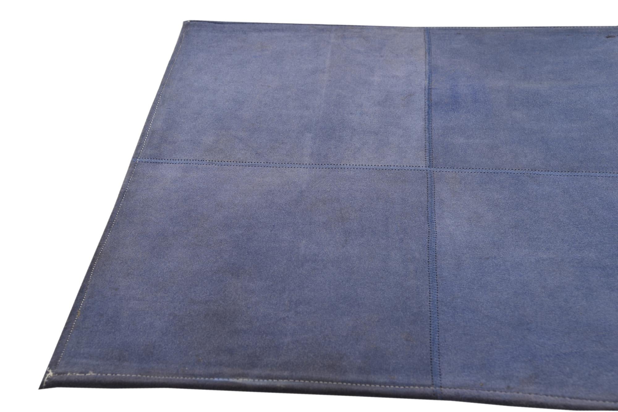 2' x 3' Cowhide Leather Rug