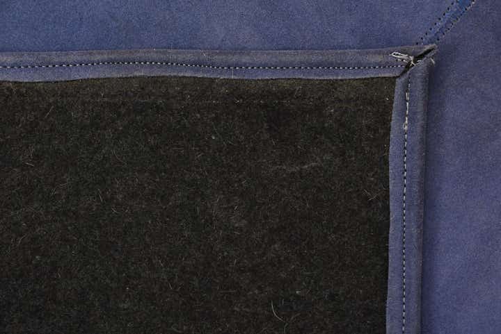 60cm x 90cm Cowhide Leather Teppich