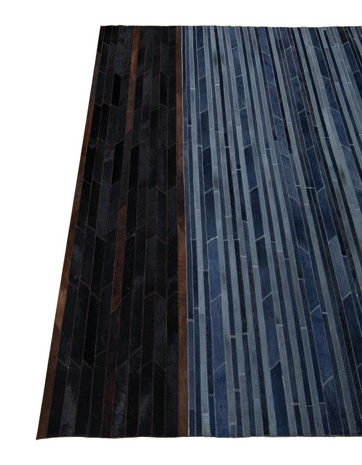 Detail image of 5' 1 x 7' 10 Cowhide Leather Rug