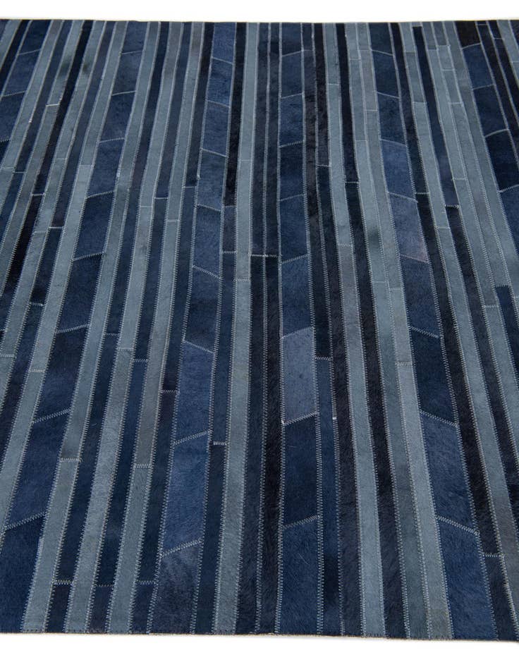 Detail image of 5' 1 x 7' 10 Cowhide Leather Rug