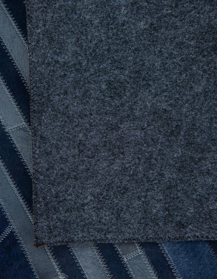 Detail image of 5' 1 x 7' 10 Cowhide Leather Rug