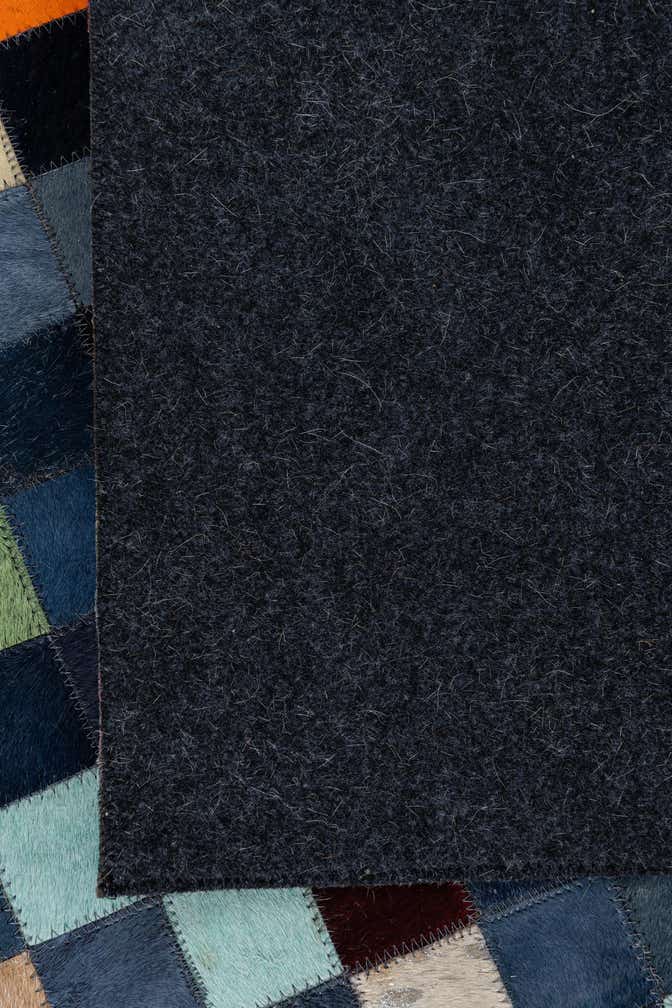 5' x 8' Cowhide Leather Rug
