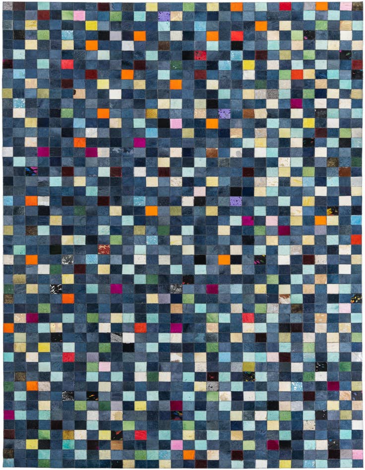 Detail image of 5' x 8' Cowhide Leather Rug