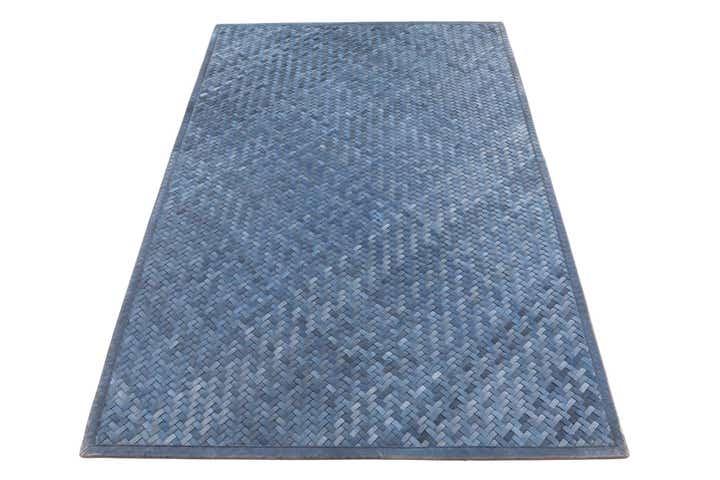 4' x 6' Cowhide Leather Rug