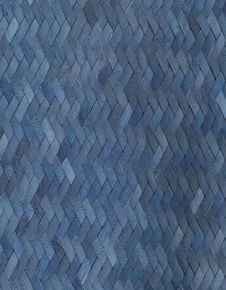 Detail image of 4' x 6' Cowhide Leather Rug