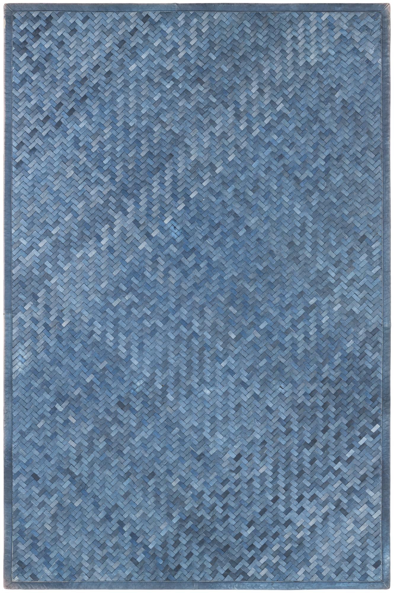 4' x 6' Cowhide Leather Rug