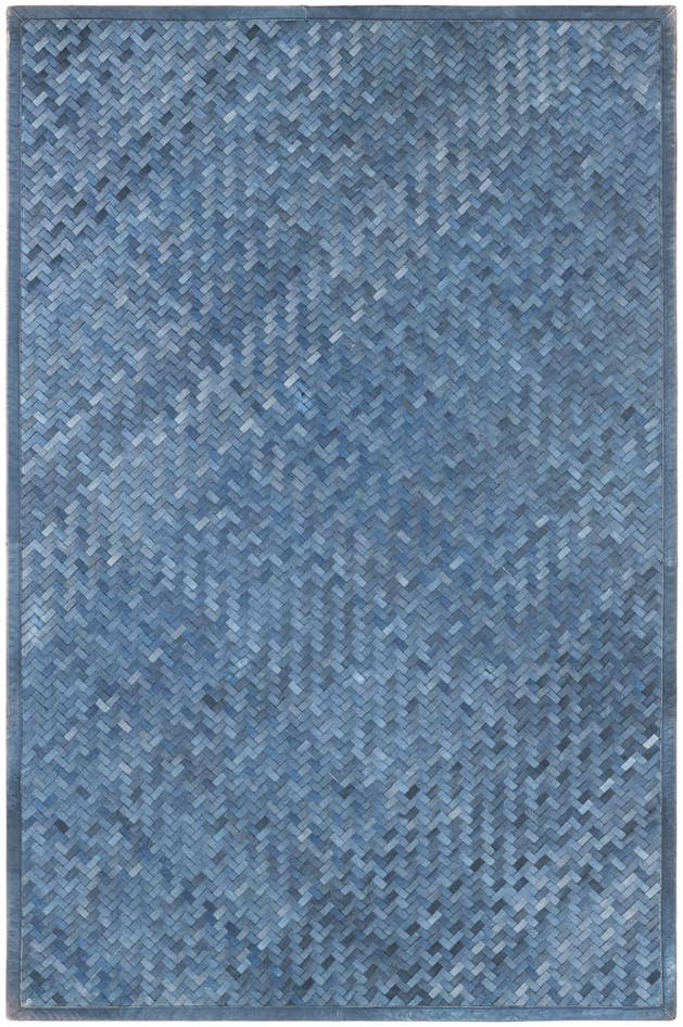 Detail image of 4' x 6' Cowhide Leather Rug