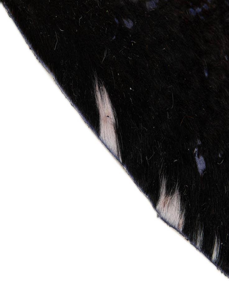 Detail image of 6' 7 x 7' 7 Cowhide Leather Rug