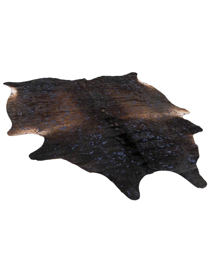 Detail image of 6' 2 x 6' 10 Cowhide Leather Rug