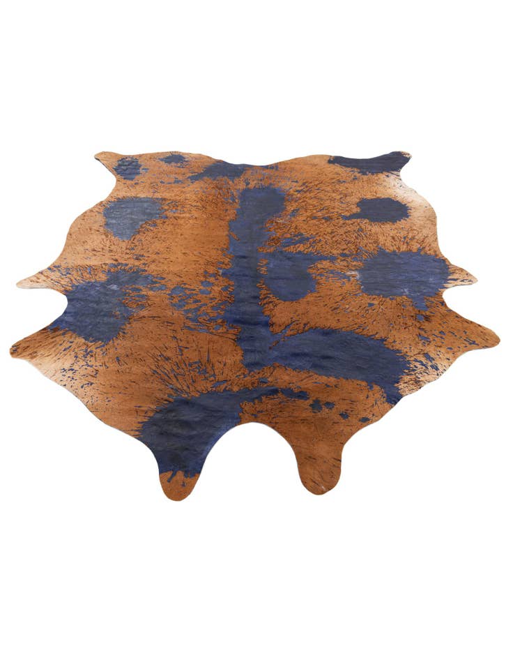 Detail image of 6' x 7' Cowhide Leather Rug