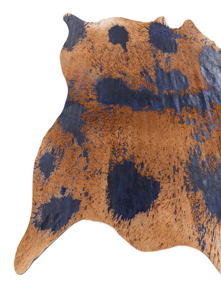 Detail image of 6' x 7' Cowhide Leather Rug