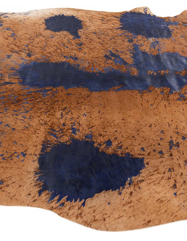 Detail image of 6' x 7' Cowhide Leather Rug