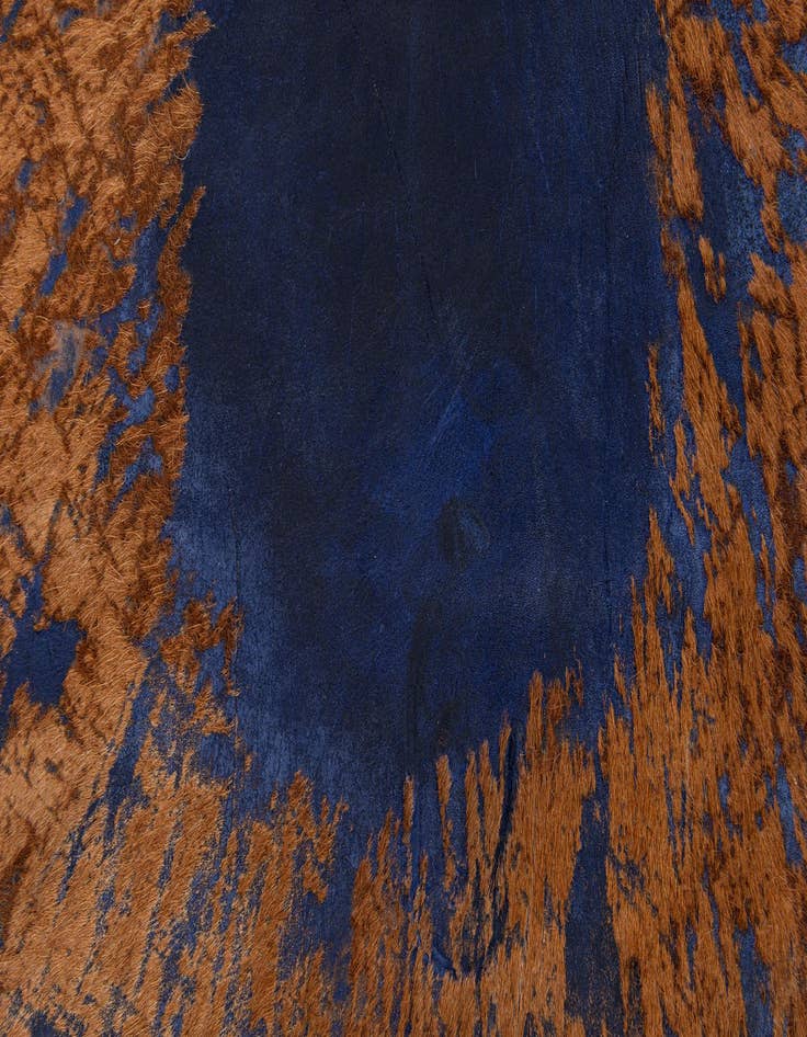 Detail image of 6' x 7' Cowhide Leather Rug