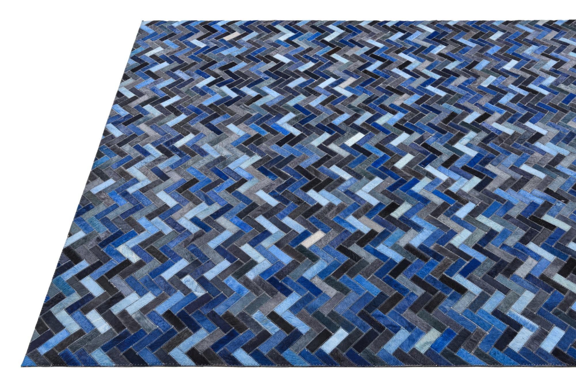5' 1 x 8' Cowhide Rug