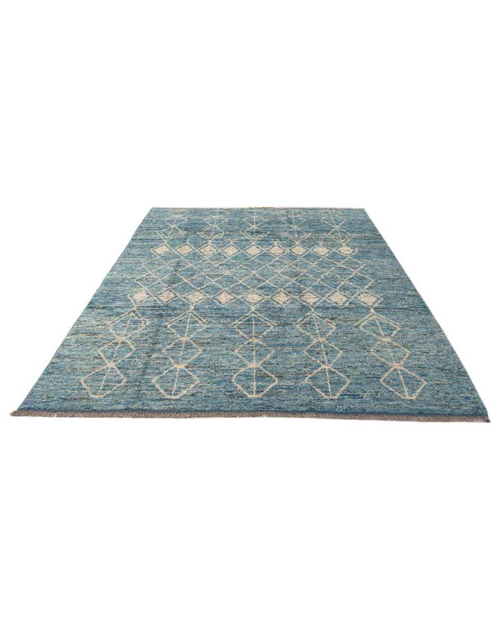 6' 4 x 9' 10 Hand Knotted Darya Wool Rug