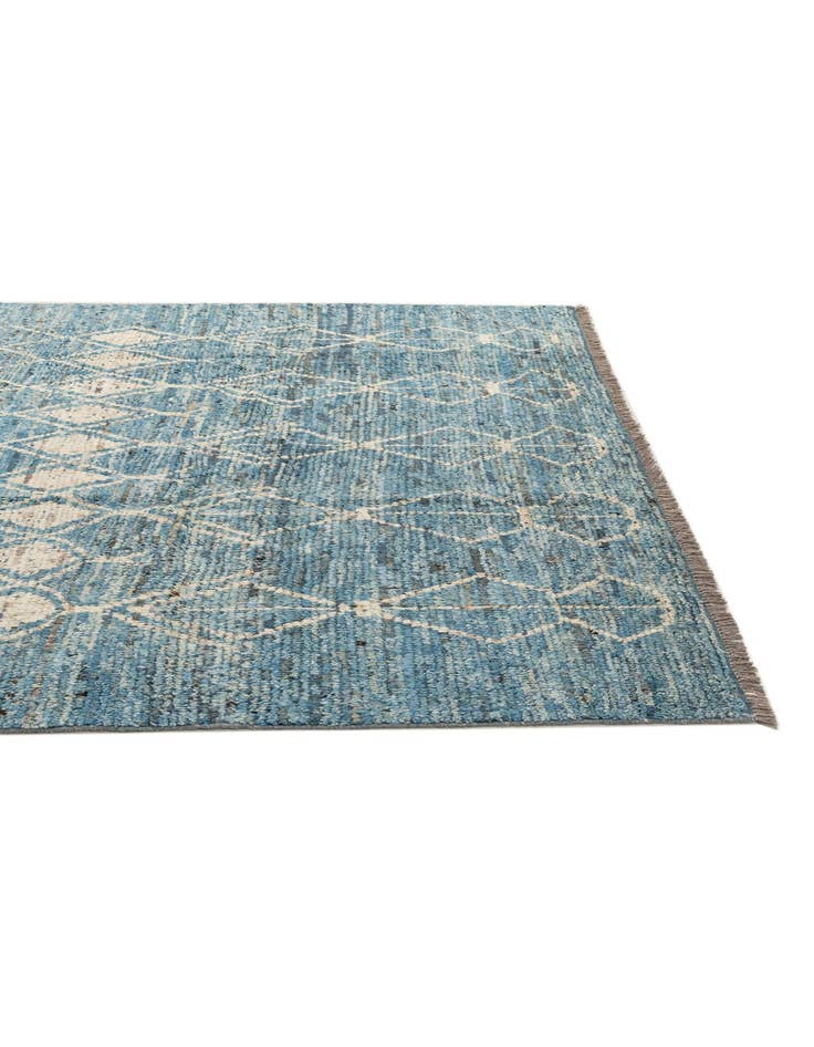 Detail image of 6' 4 x 9' 10  Hand Knotted Darya Wool Rug
