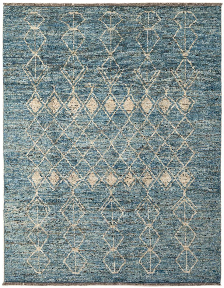 Detail image of 6' 4 x 9' 10 Hand Knotted Darya Wool Rug