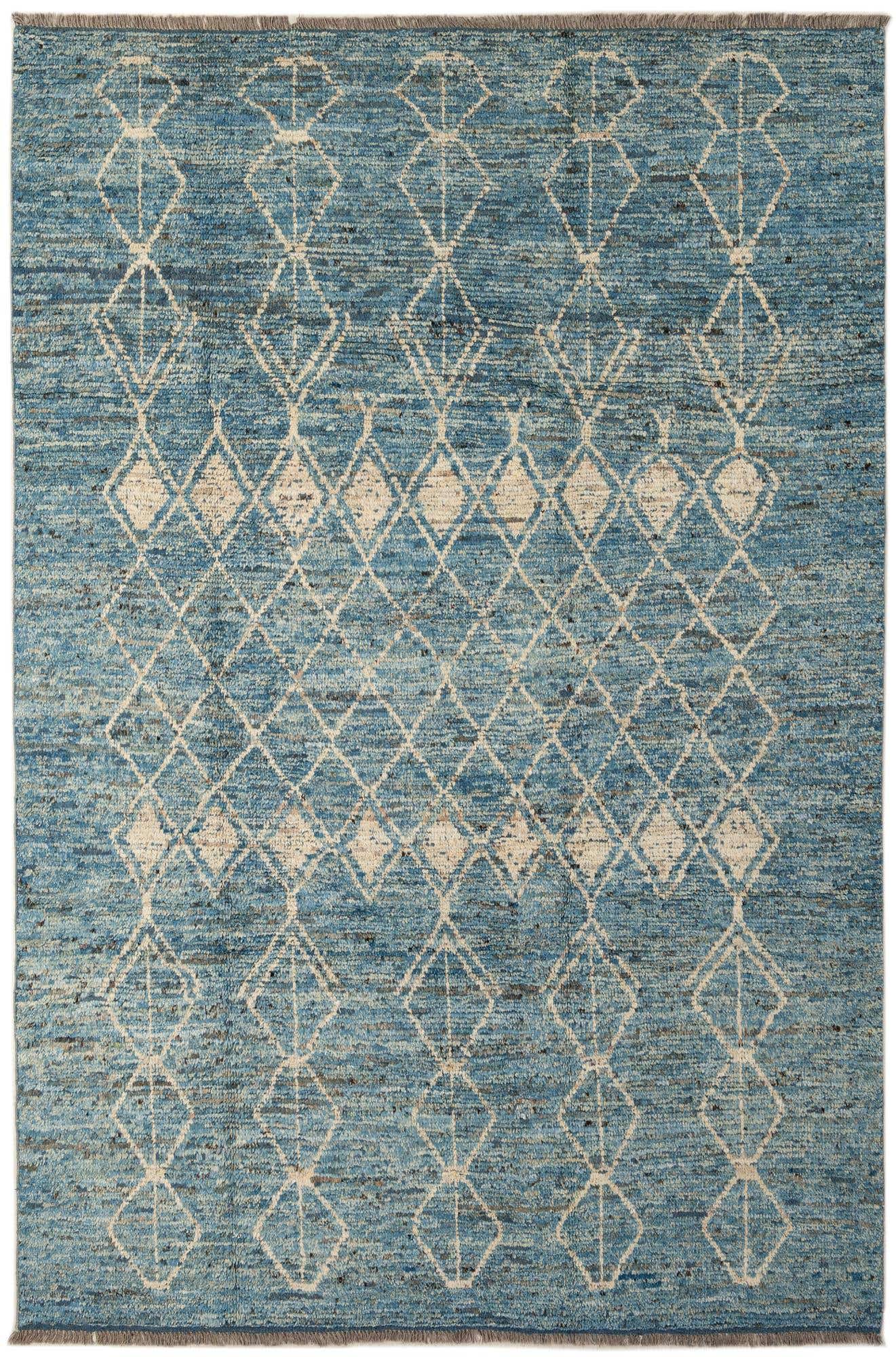 6' 4 x 9' 10 Hand Knotted Darya Wool Rug