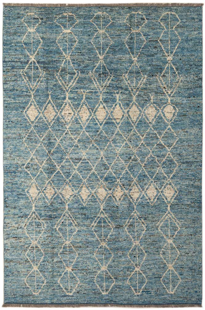 6' 4 x 9' 10 Hand Knotted Darya Wool Rug