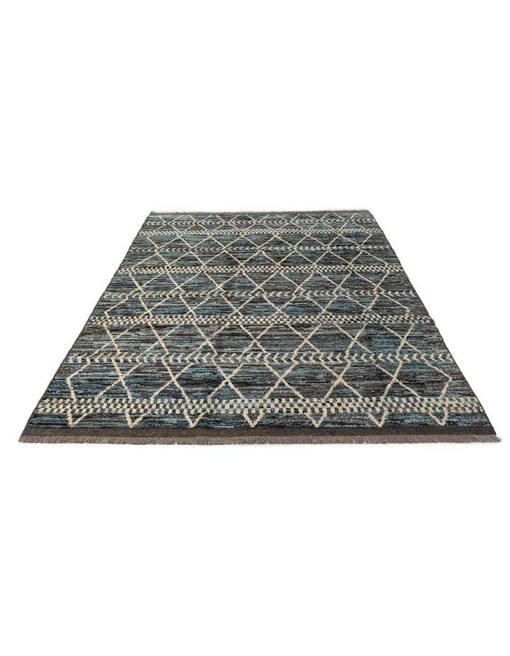 6' 9 x 10' 1 Hand Knotted Darya Wool Rug