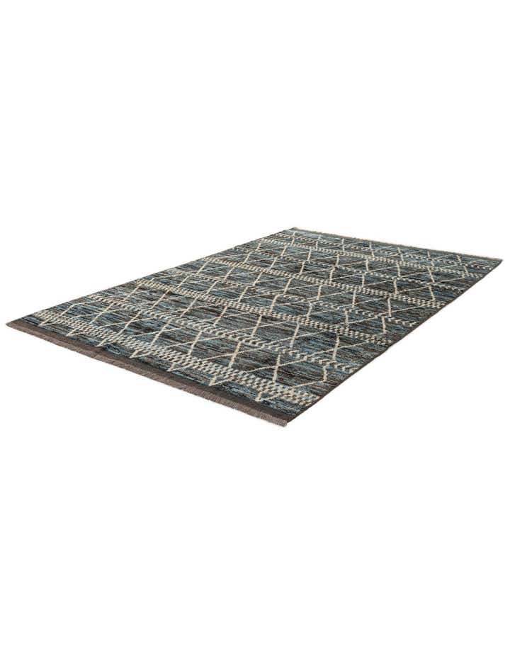 6' 9 x 10' 1 Hand Knotted Darya Wool Rug