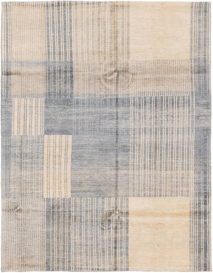 Detail image of 5' 9 x 7' 9 Hand Knotted Darya Wool Rug