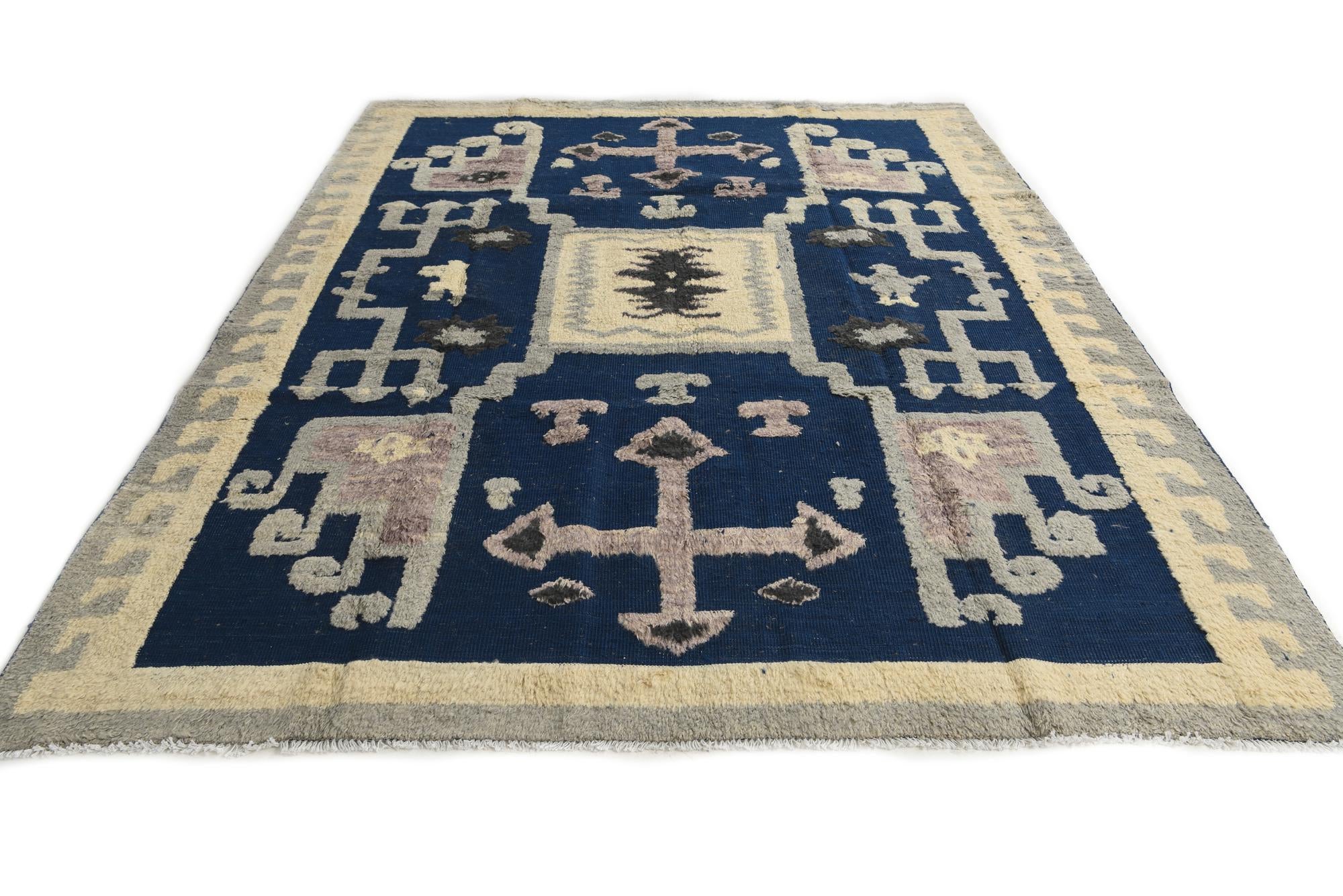 8' 2 x 10' 6 Hand Knotted Darya Wool Rug