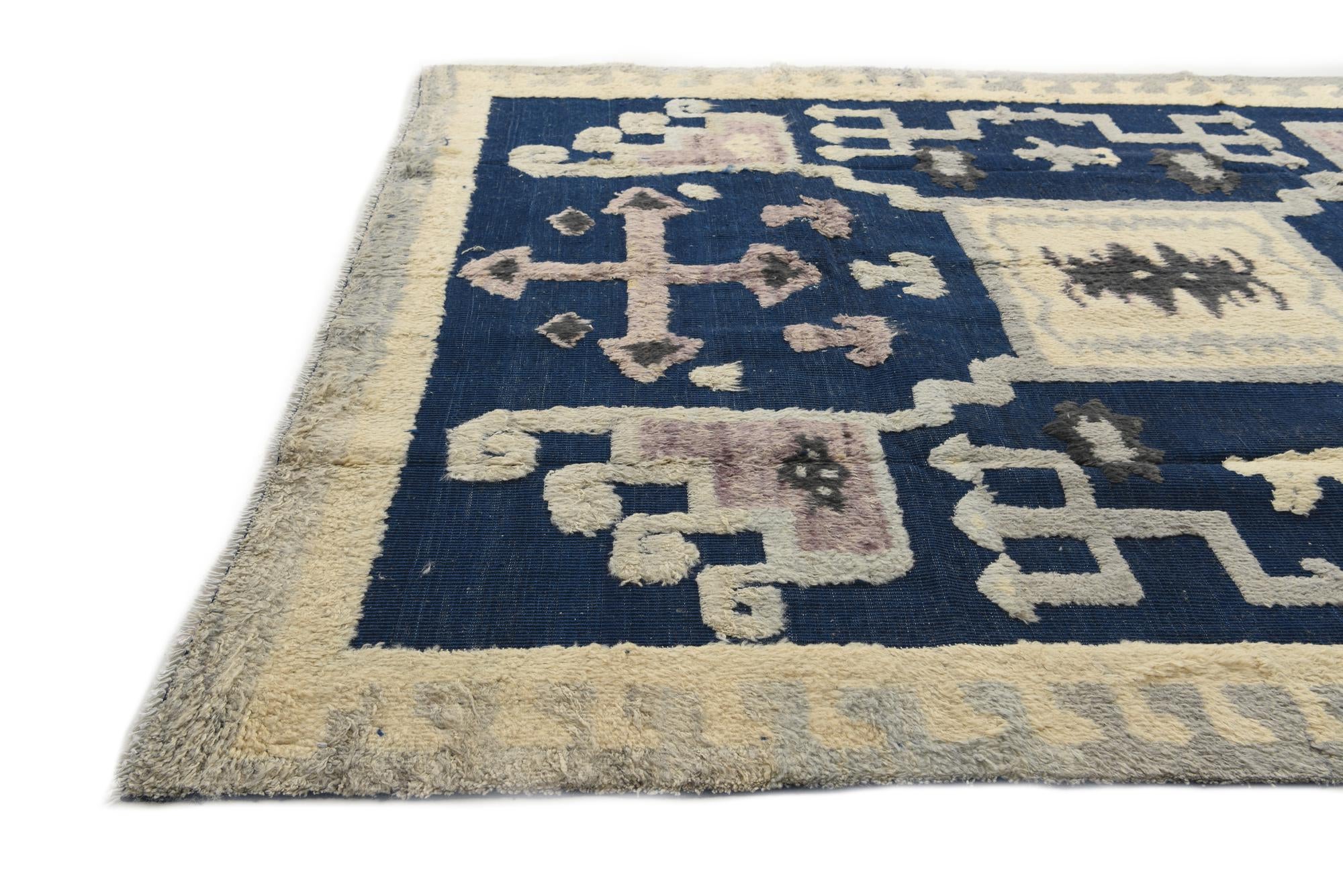 8' 2 x 10' 6 Hand Knotted Darya Wool Rug