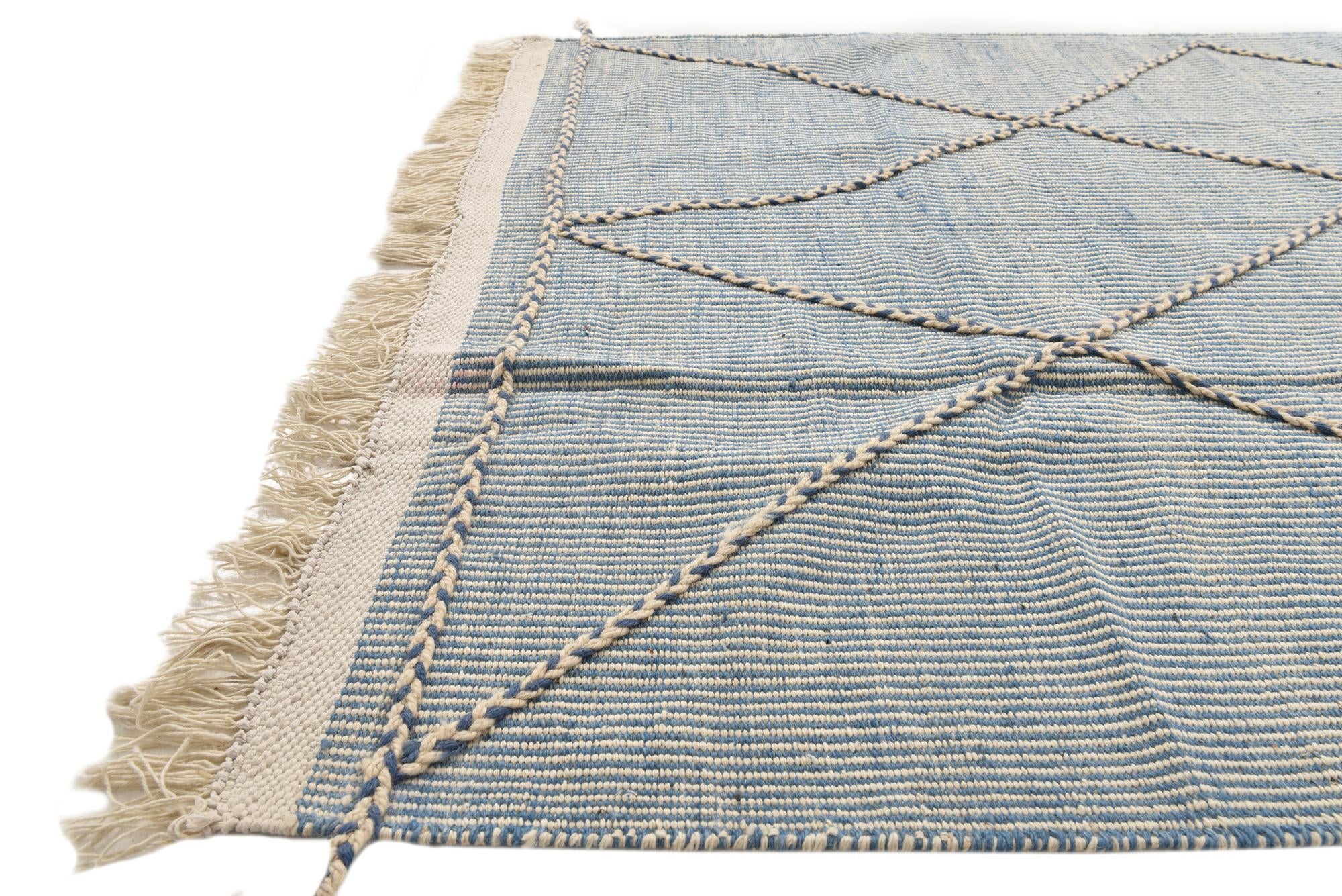 5' 3 x 8' 5 Hand Knotted Darya Wool Rug