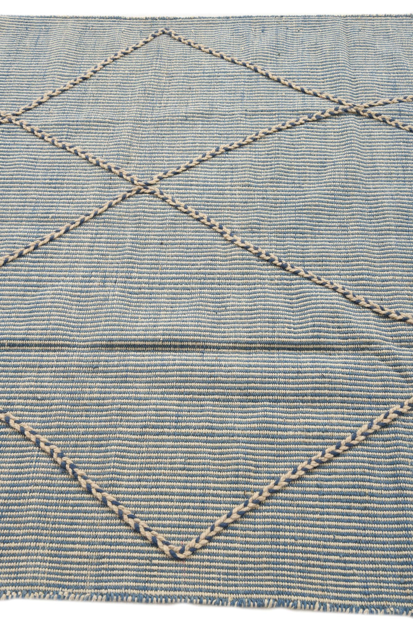 5' 3 x 8' 5 Hand Knotted Darya Wool Rug