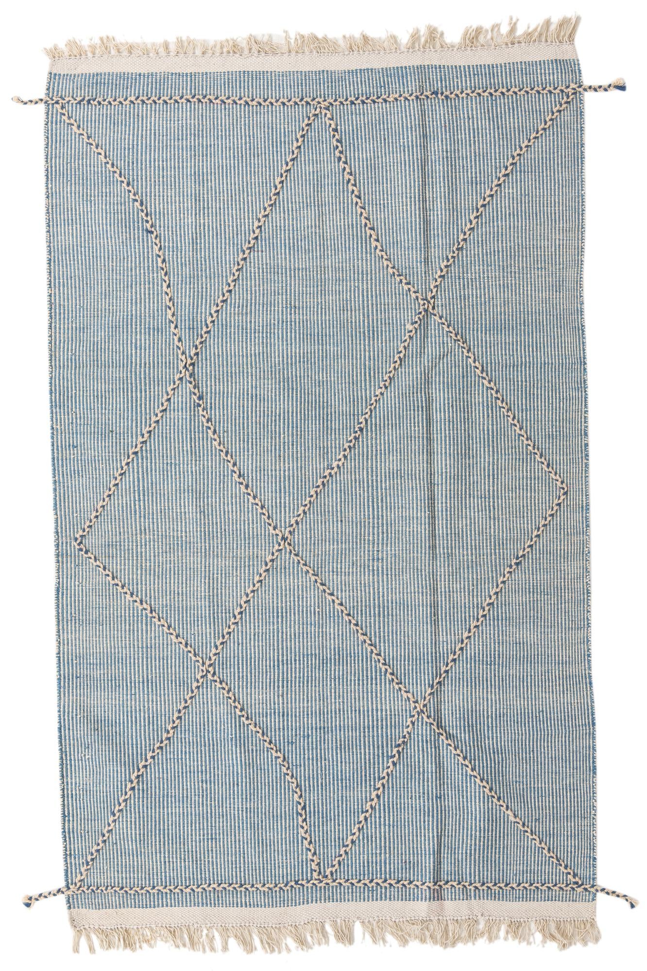 5' 3 x 8' 5 Hand Knotted Darya Wool Rug