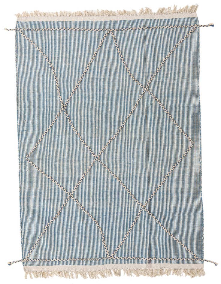 Detail image of 5' 3 x 8' 5 Hand Knotted Darya Wool Rug