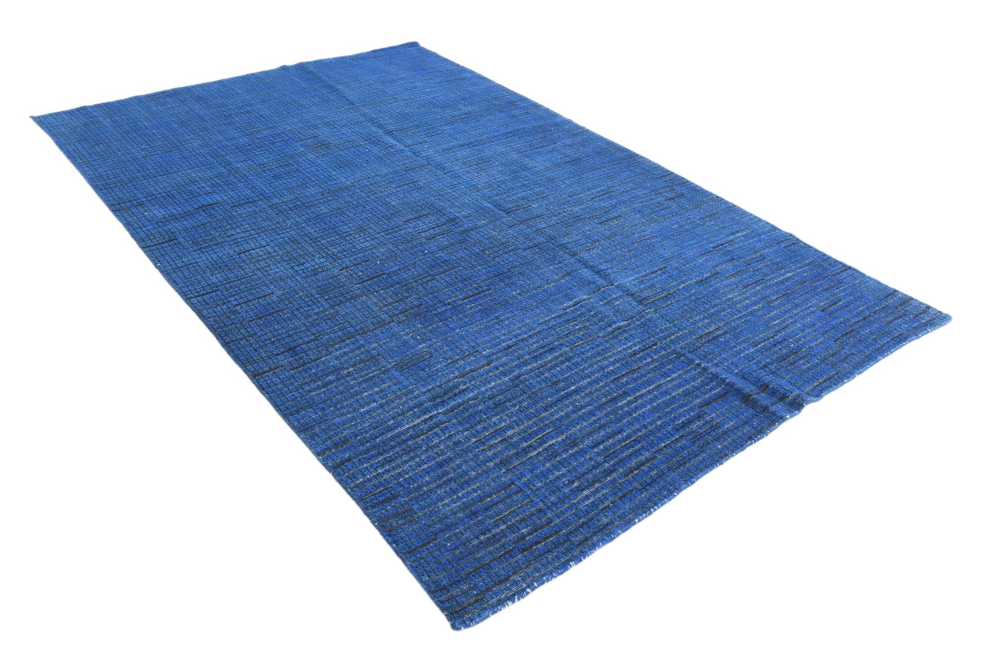 6' 2 x 9' 8 Hand Knotted Darya Wool Rug