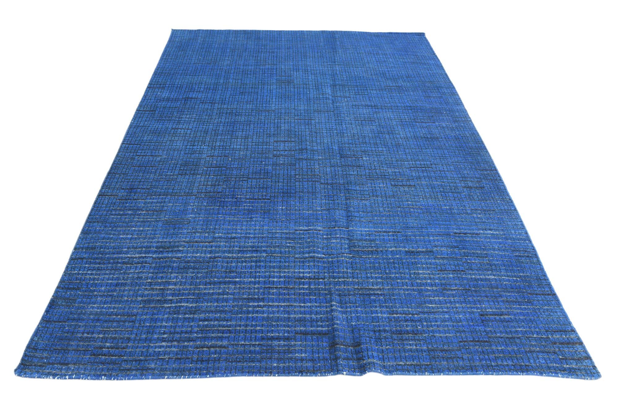 6' 2 x 9' 8 Hand Knotted Darya Wool Rug
