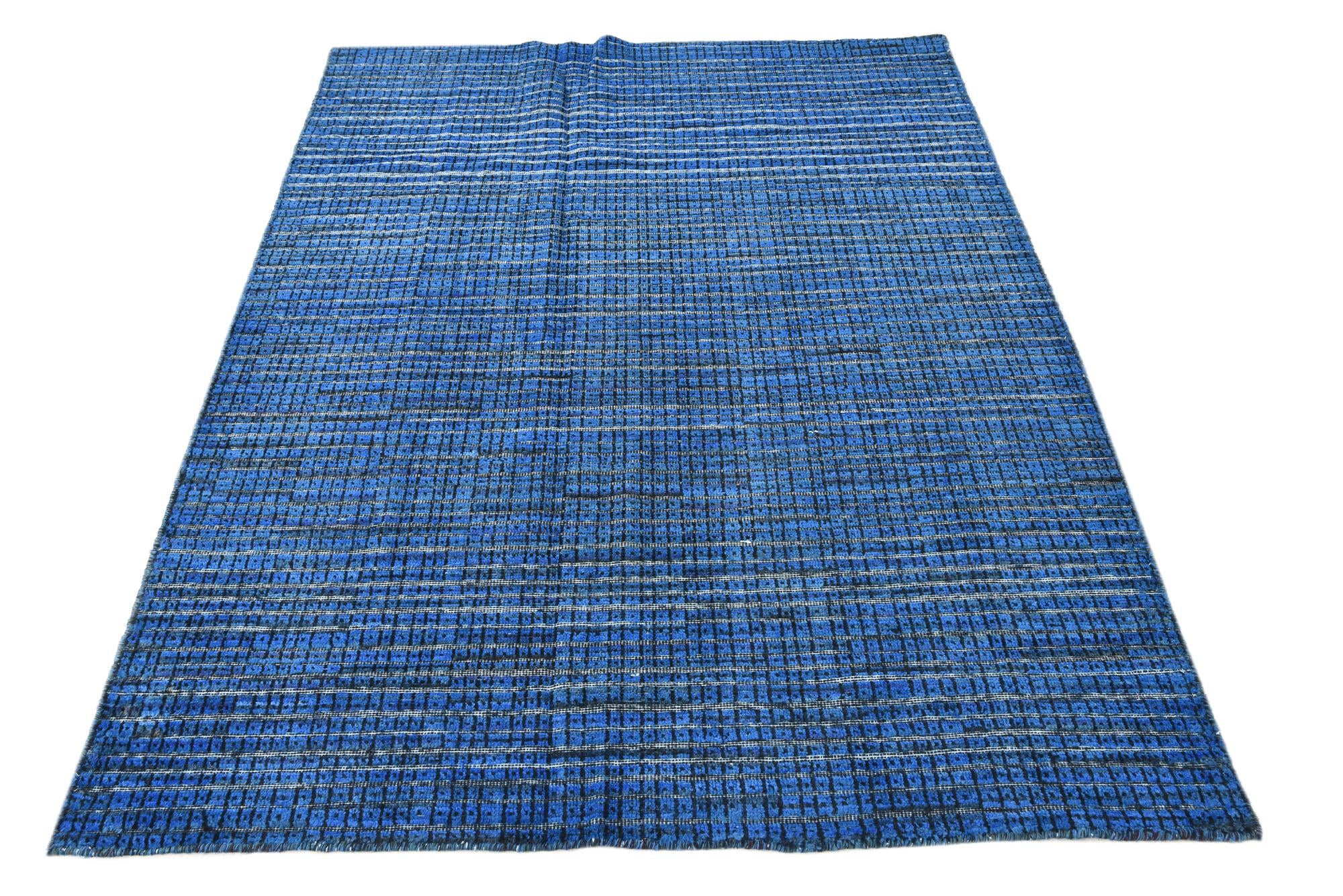 4' 8 x 6' 4 Hand Knotted Darya Wool Rug