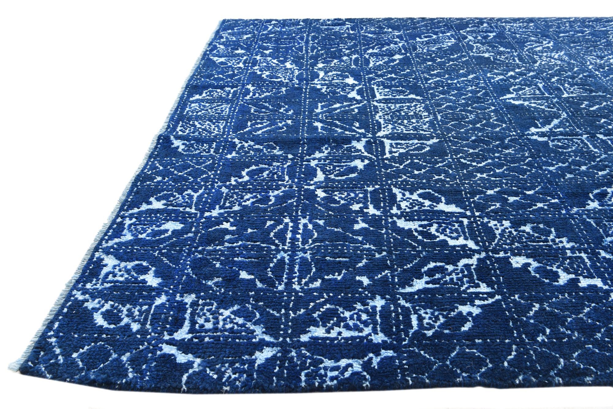 4' 9 x 7' 9 Hand Knotted Darya Rug