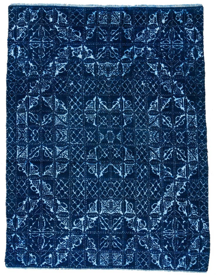 Detail image of 4' 9 x 7' 9 Hand Knotted Darya Rug