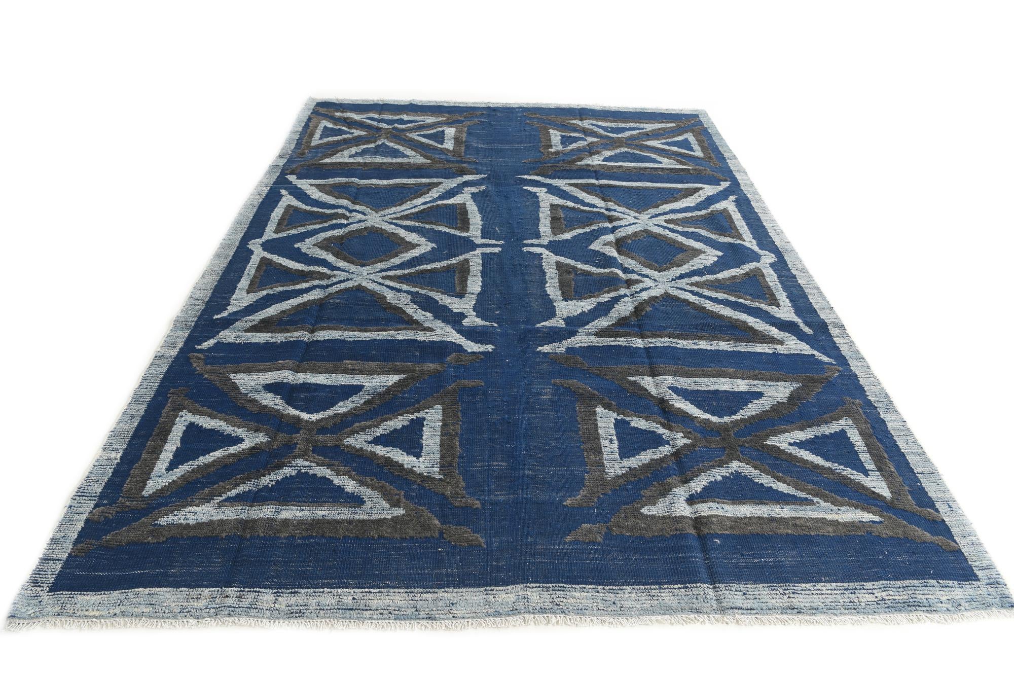 7' 9 x 10' 10 Hand Knotted Darya Wool Rug
