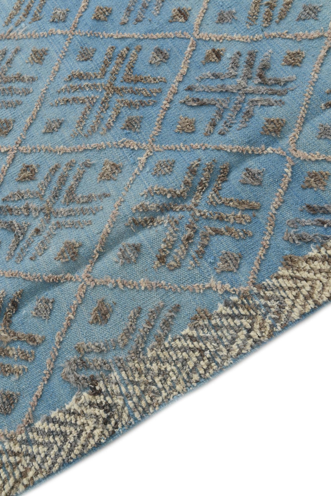 9' x 12' 4 Hand Knotted Darya Wool Rug