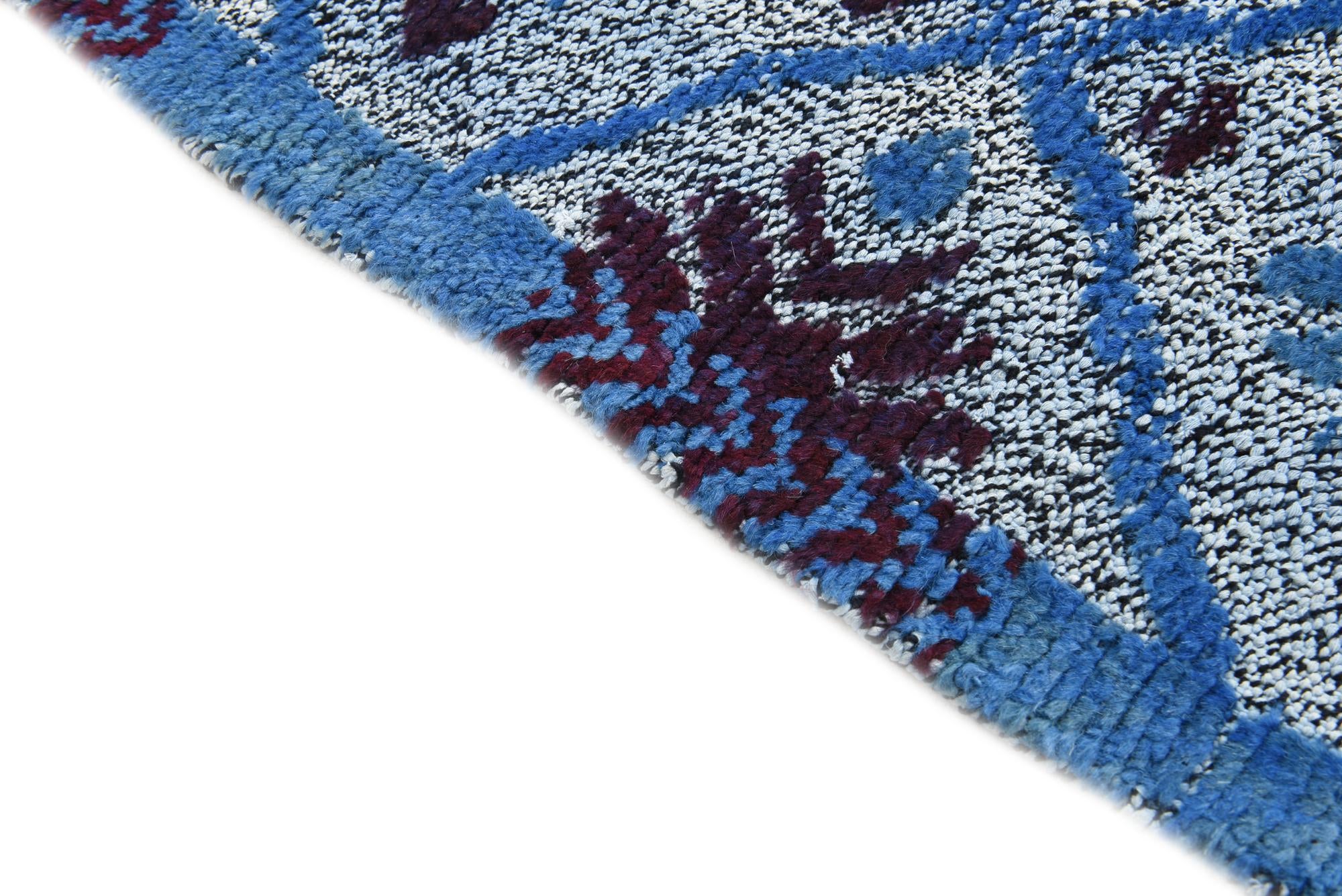 4' 11 x 6' 9 Hand Knotted Darya Wool Rug