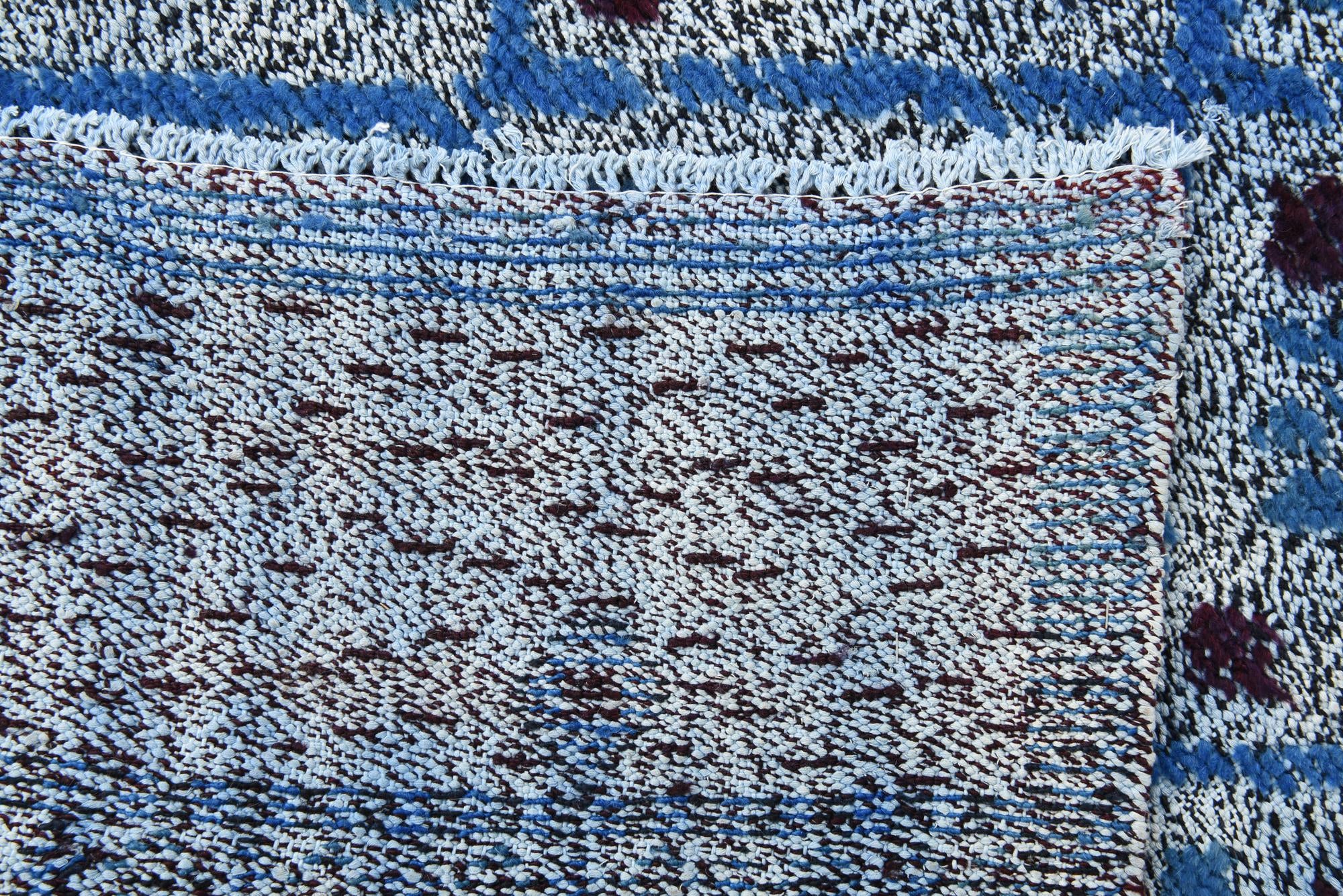 4' 11 x 6' 9 Hand Knotted Darya Wool Rug