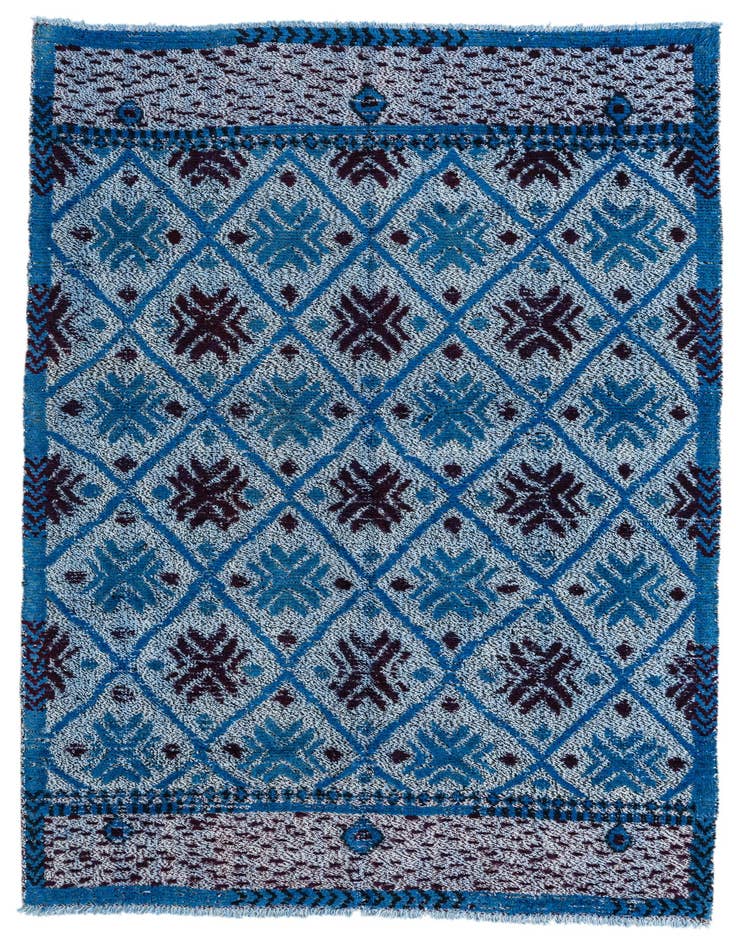 Detail image of 4' 11 x 6' 9 Hand Knotted Darya Wool Rug