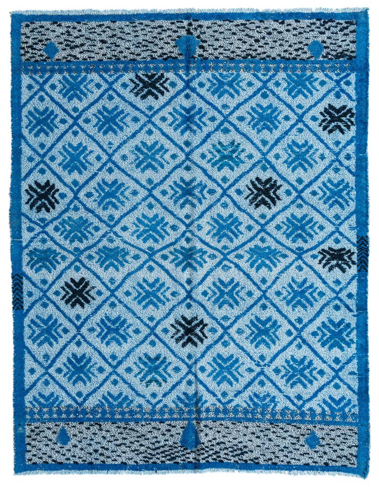 Detail image of 5' 7 x 8' 1 Hand Knotted Darya Wool Rug