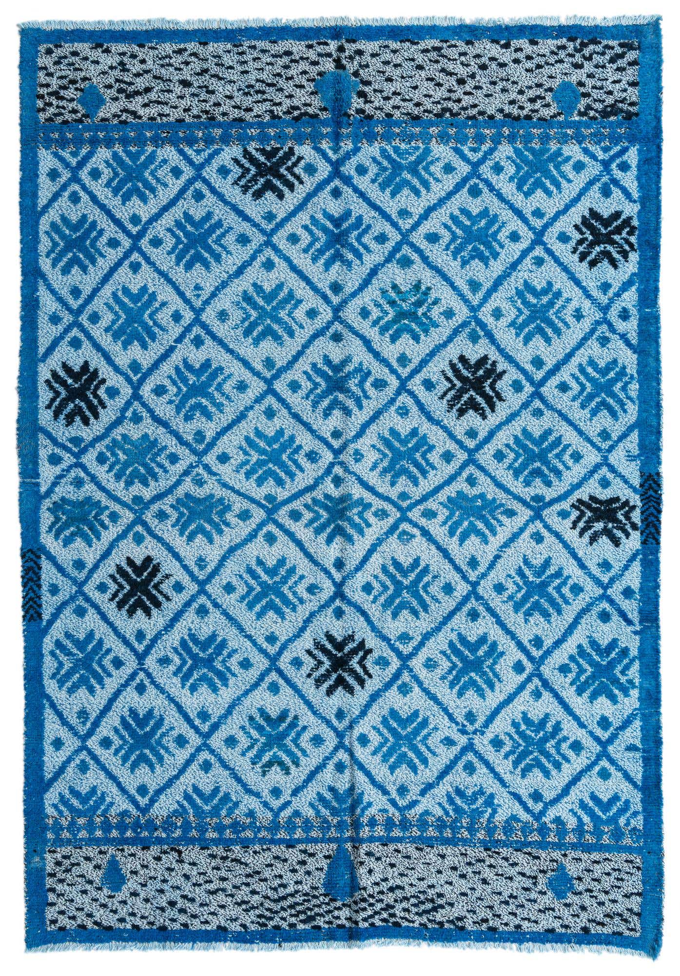 5' 7 x 8' 1 Hand Knotted Darya Wool Rug