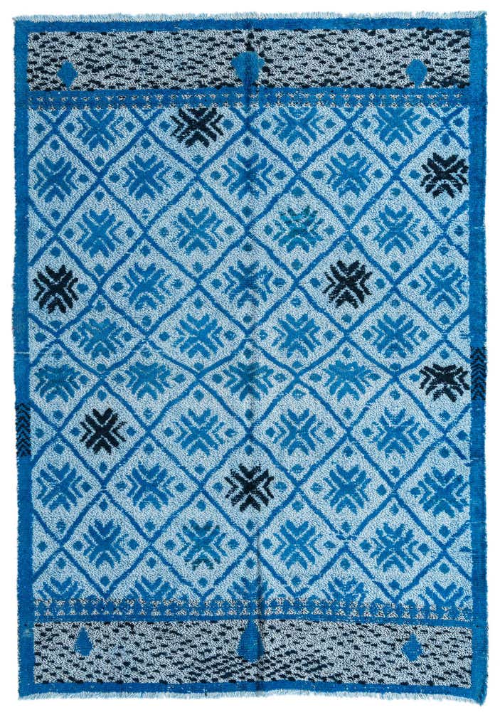 5' 7 x 8' 1 Hand Knotted Darya Wool Rug